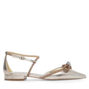 Baleriny Eva Minge COMO-V1381-813-1 Złoty