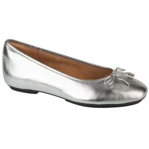 Baleriny FitFlop Delicato Bow Soft Ballerina IH2-011 Metaliczne srebrny