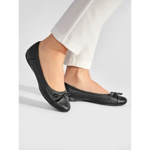 Baleriny Geox D Charlene C D16Y7C 08554 C9999 Czarny
