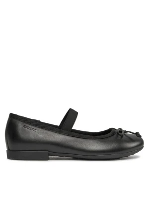 Baleriny Geox J Plie'B J3455B 00043 C9997 S Czarny