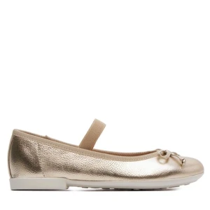 Baleriny Geox Jr Plie' J4555D 00044 C2010 S Złoty