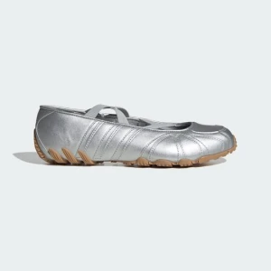 Baleriny Ghost Sprint Adidas srebrny