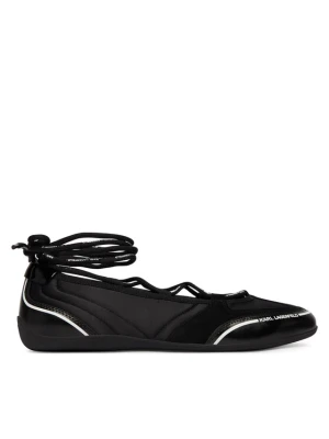 Baleriny KARL LAGERFELD Altia KL66111 Czarny