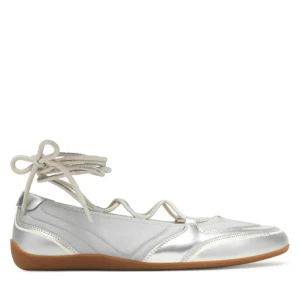 Baleriny KARL LAGERFELD Altia KL66111 Srebrny