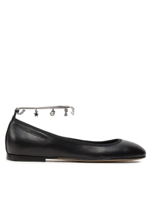 Baleriny KARL LAGERFELD Karo KL40124 Czarny
