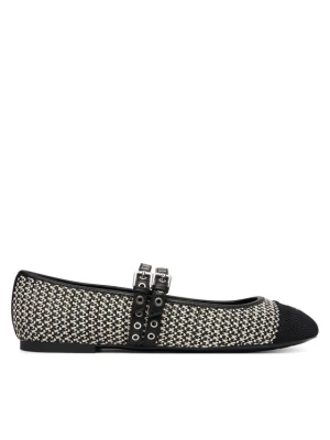 Baleriny KARL LAGERFELD Karo KL40128 Czarny