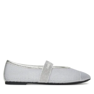 Baleriny KARL LAGERFELD KL40125 Srebrny