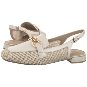 Baleriny Kremowe 9-29410-46 199 Off White (CP461-a) Caprice