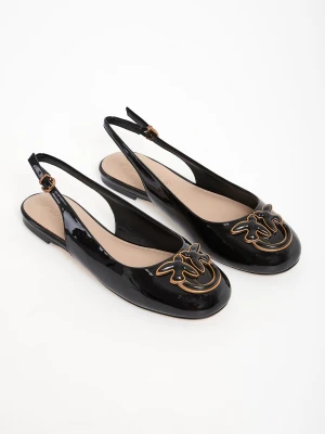 Baleriny lakierowana skóra PINKO