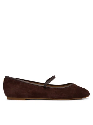 Baleriny LAUREN RALPH LAUREN Jayna Mj Fl 802P18425004 Brązowy