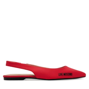 Baleriny LOVE MOSCHINO JA11021G1MIM0502 Koralowy