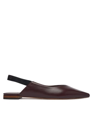 Baleriny Max Mara Mxacrea 2614521431600 Bordowy