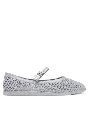 Baleriny Melissa Harper 37108 Srebrny