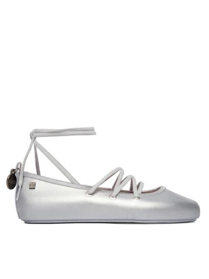 Baleriny Melissa Melissa Beta Ad 38020 Srebrny