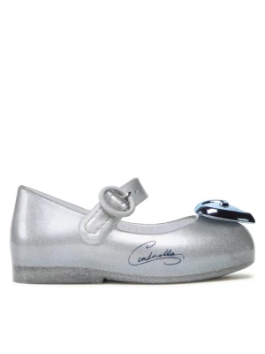 Baleriny Melissa Mini Melissa Sweet Love + Disn 33447 Srebrny