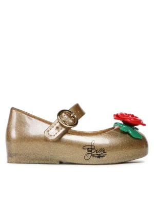 Baleriny Melissa Mini Melissa Sweet Love+Disney 33447 Złoty