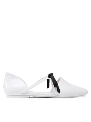 Baleriny Melissa Pointy Stripe Jason 33435 Biały