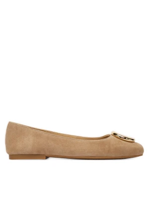 Baleriny MICHAEL Michael Kors Milan 40F5MLFP1S Beżowy