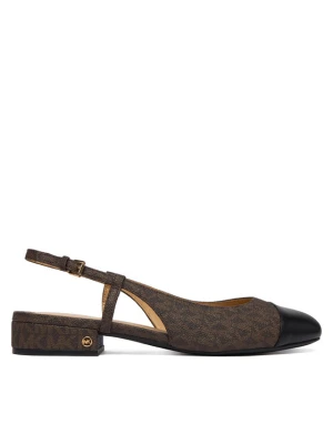 Baleriny MICHAEL Michael Kors Perla Flex Sling Fat 40T5PLFS1B Brązowy
