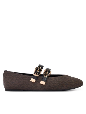 Baleriny MICHAEL Michael Kors Rowen Flex Ballet 40R6RWFP1B Brązowy