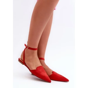 Baleriny Model Ellesara JH265 Red - Step in style czerwone