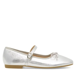 Baleriny Nelli Blu CM230519-5(IV)DZ Srebrny