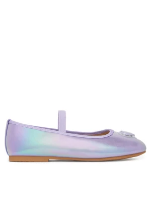 Baleriny Nelli Blu JD24-FD01-0819 Fioletowy