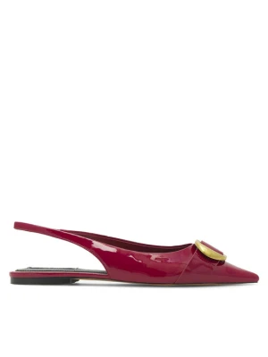 Baleriny Nine West WFA2551-1 Bordowy
