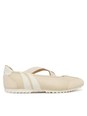 Baleriny Palladium Racerballerinalth 94645-244-M Écru Kremowy