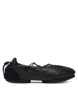 Baleriny Polo Ralph Lauren Blrna Lce Up 804P08221001 Czarny