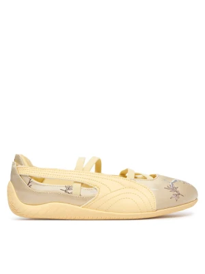 Baleriny Puma Speedcat Ballet Silky 408425 Żółty jasny