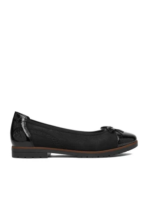 Baleriny Rieker 45358-00 Czarny