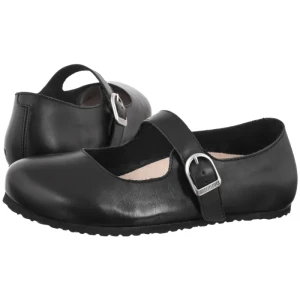 Baleriny Santa Clarita Black 1030709 Leather (BK383-a) Birkenstock