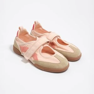 Baleriny sportowe dwoina i nylon 13 07 różowe BIMBA Y LOLA