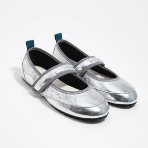 Baleriny sportowe skóra kolor srebrny BIMBA Y LOLA