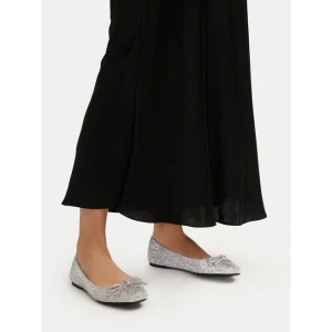 Baleriny Steve Madden Nilsa-R SM11003518 Srebrny