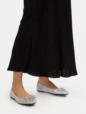 Baleriny Steve Madden Nilsa-R SM11003518 Srebrny