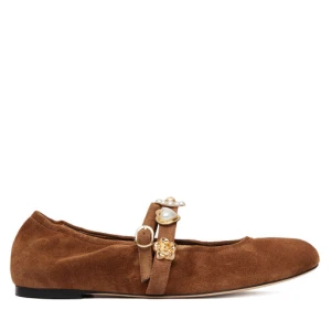 Baleriny Stuart Weitzman Socharming Mary Jane SN125 Brązowy