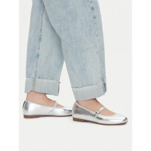 Baleriny Tamaris 8-82107-44 Srebrny