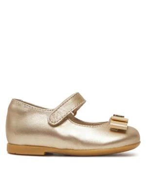 Baleriny Tommy Hilfiger Ballerina T1A3-33927-0220 M Złoty