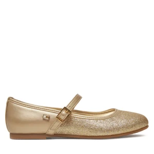 Baleriny Tommy Hilfiger Ballerina T4A3-33930-0572 S Złoty