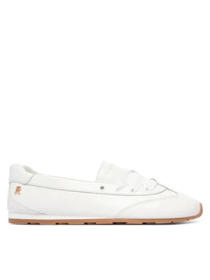 Baleriny Tommy Hilfiger Bella Ballet Sneaker FW0FW09449 Biały