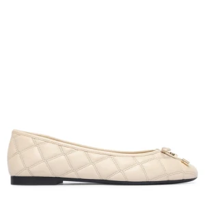 Baleriny Tommy Hilfiger Charm Quilted Ballerina FW0FW09503 Beżowy jasny