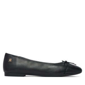 Baleriny Tommy Hilfiger Hilfiger Smooth Lthr Ballet FW0FW09241 Czarny