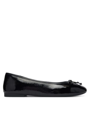 Baleriny Tommy Hilfiger Hilifger Patent Ballet FW0FW09005 Czarny