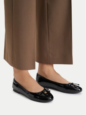 Baleriny Tommy Hilfiger Hilifger Patent Ballet FW0FW09005 Czarny