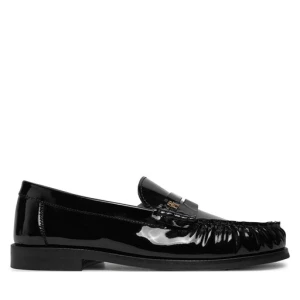 Baleriny Tommy Hilfiger Loafer Mit Label-Detail FW0FW08565 Czarny