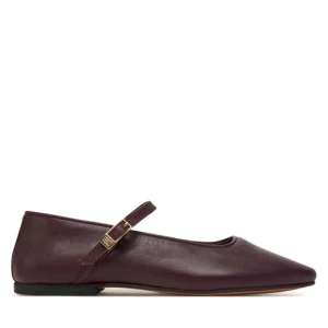 Baleriny Tommy Hilfiger SmooMaryjane FW0FW09152 Bordowy