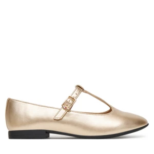 Baleriny Tommy Hilfiger T3A3-34001-1372 D Złoty