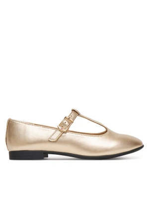 Baleriny Tommy Hilfiger T3A3-34001-1372 S Złoty